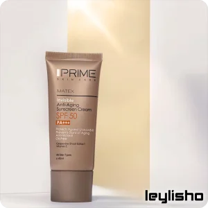 ضد آفتاب بی رنگ جوان کننده spf50 پریم